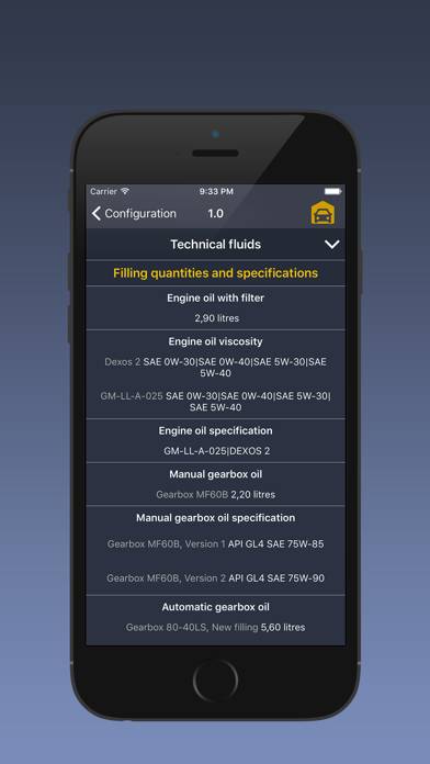 TechApp for Opel Schermata dell'app #5