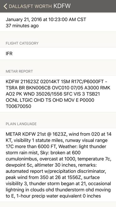 METARs Aviation Weather App screenshot #3