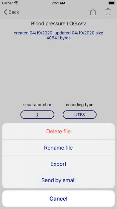 CSV easy editor App screenshot #5