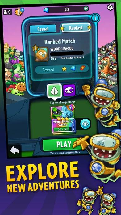 Plants vs. Zombies™ Heroes Captura de pantalla de la aplicación #4