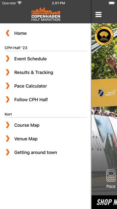 Copenhagen Half Marathon App skärmdump #2