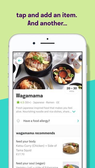 Deliveroo: Food Delivery App Capture d'écran de l'application #3