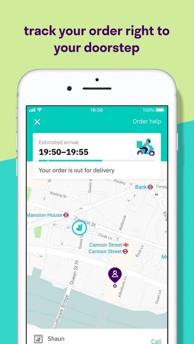 Deliveroo: Food Delivery App Captura de pantalla de la aplicación #4