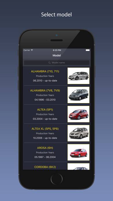 TechApp for SEAT Schermata dell'app #1