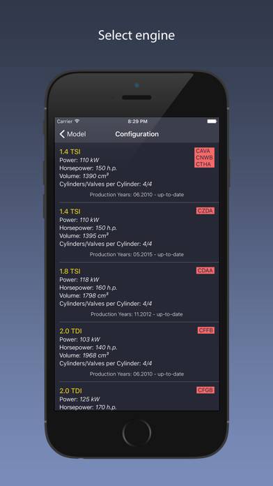 TechApp for SEAT Скриншот приложения #2