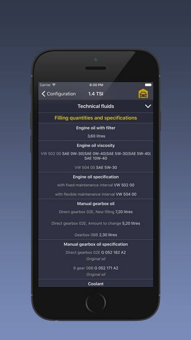 TechApp for SEAT Schermata dell'app #5