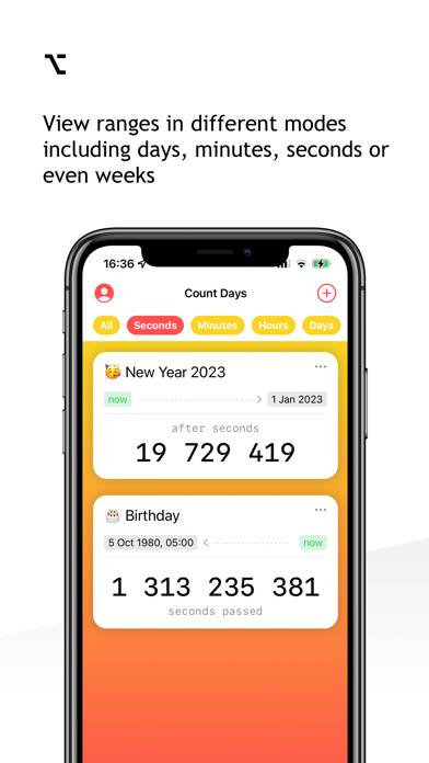 Count Days Captura de pantalla de la aplicación #2
