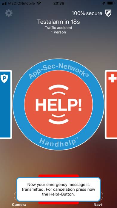 HandHelp App-Screenshot