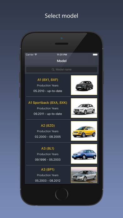 TechApp for Audi App skärmdump #1