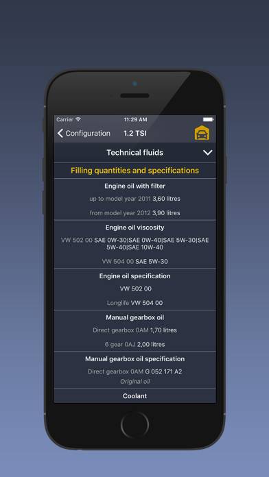 TechApp for Volkswagen Captura de pantalla de la aplicación #5