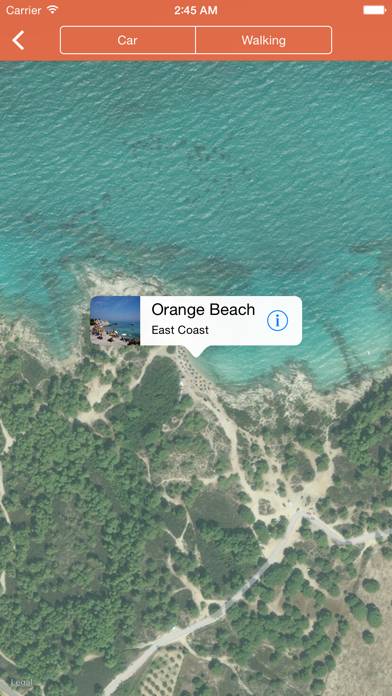 Sithonia Beaches App skärmdump