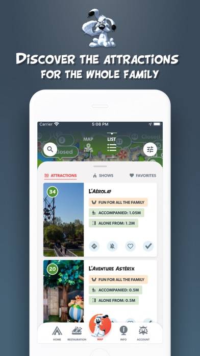 Parc Astérix pour iPhone App screenshot #4