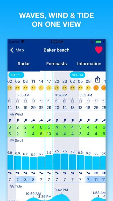 Weesurf, wave & wind forecast App screenshot #5