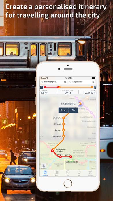 Berlin U-Bahn Guide and Route Planner App skärmdump #2