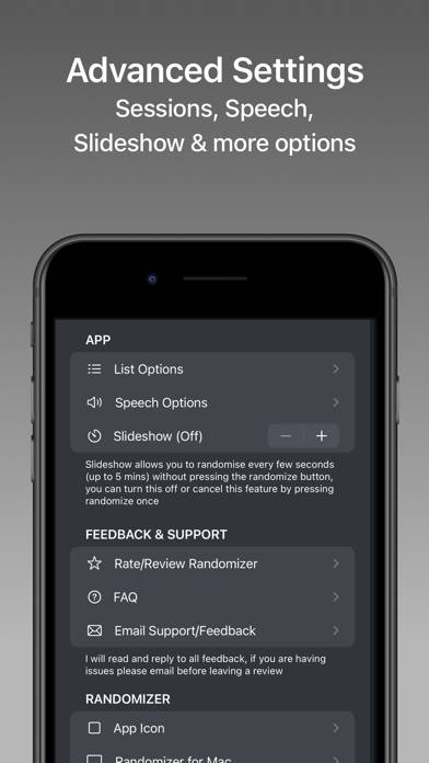 Randomizer App-Screenshot #5