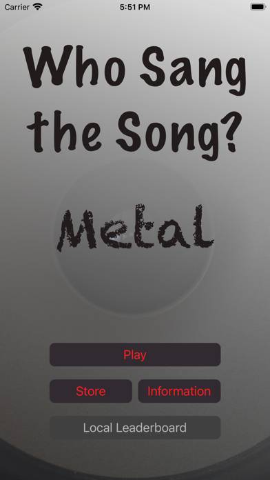 Who Sang the Song? - Metal