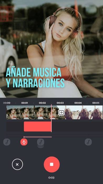 Editor de vídeo: añadir musica screenshot