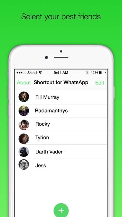 Shortcut for WA Plus Pro Widget to Fast Chat Capture d'écran de l'application #3