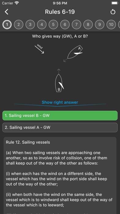 COLREG 72: safety at sea App screenshot #3