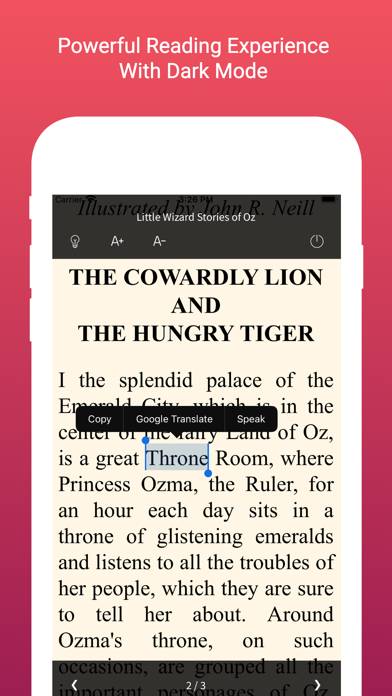 English Reading & Audio Books Captura de pantalla de la aplicación #5