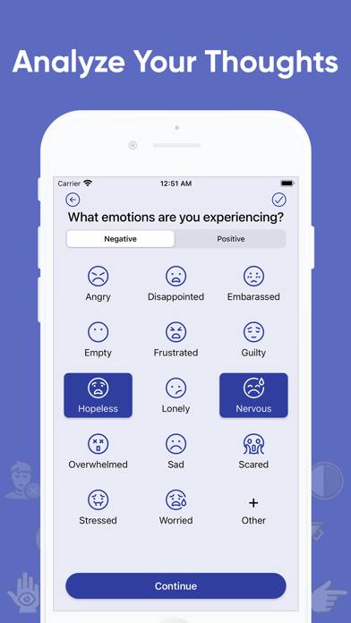 Clarity: CBT Self Help Journal App screenshot