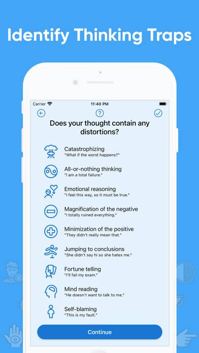 Clarity: CBT Self Help Journal App screenshot