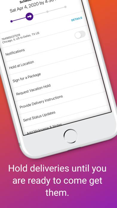 FedEx Mobile App screenshot
