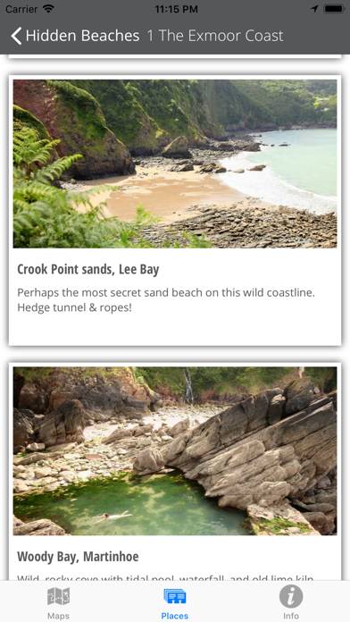 Hidden Beaches App screenshot #2