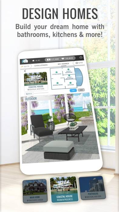 Design Home™: House Makeover Captura de pantalla de la aplicación #4