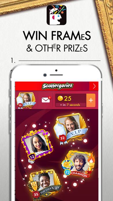 Scattergories game screenshot