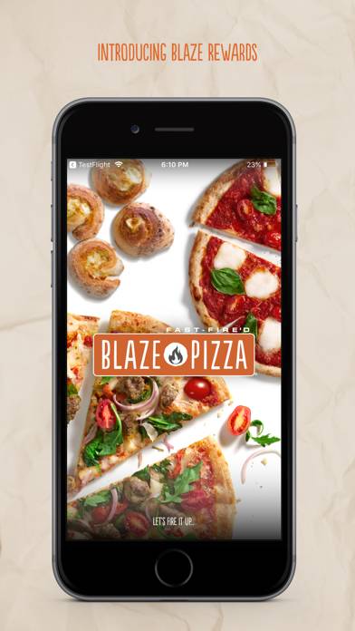Blaze Pizza App screenshot #1