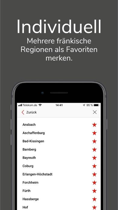 InFranken.de App-Screenshot