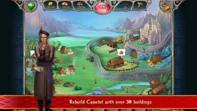 Avalon Legends Solitaire 2 (F) schermata del gioco