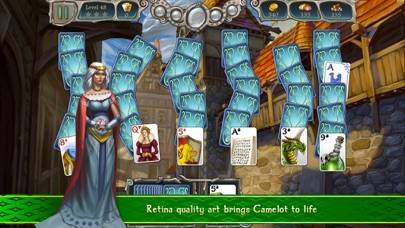 Avalon Legends Solitaire 2 (F) schermata del gioco