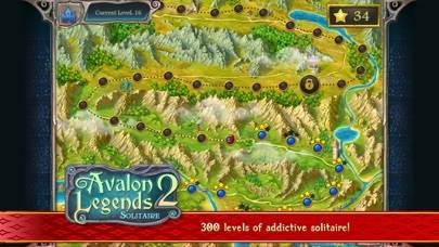 Avalon Legends Solitaire 2 (F) schermata del gioco