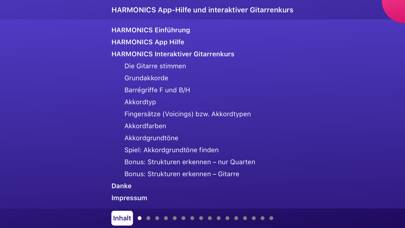Harmonics App-Screenshot
