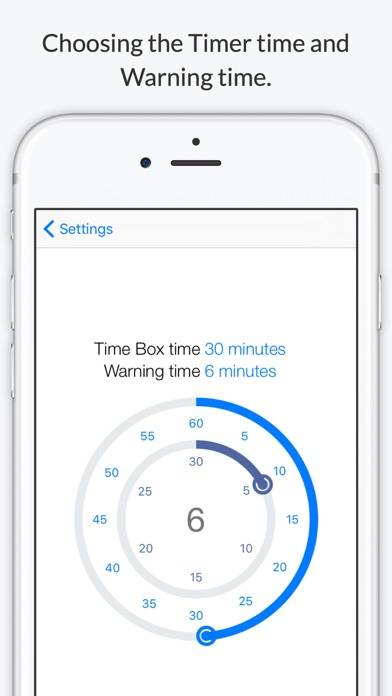 TimeBoxing Captura de pantalla de la aplicación #5