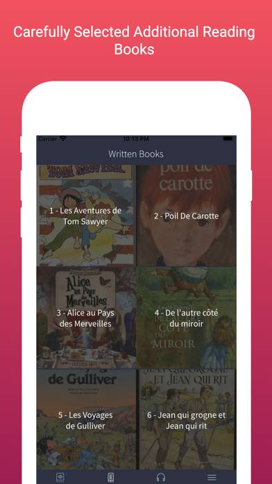 French Reading and Audio Books Captura de pantalla de la aplicación #5