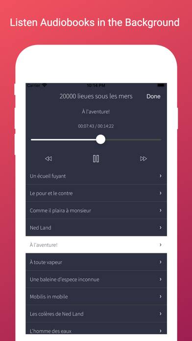 French Reading and Audio Books Captura de pantalla de la aplicación #6