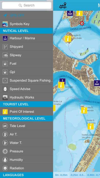 Venice lagoon chart App screenshot #2