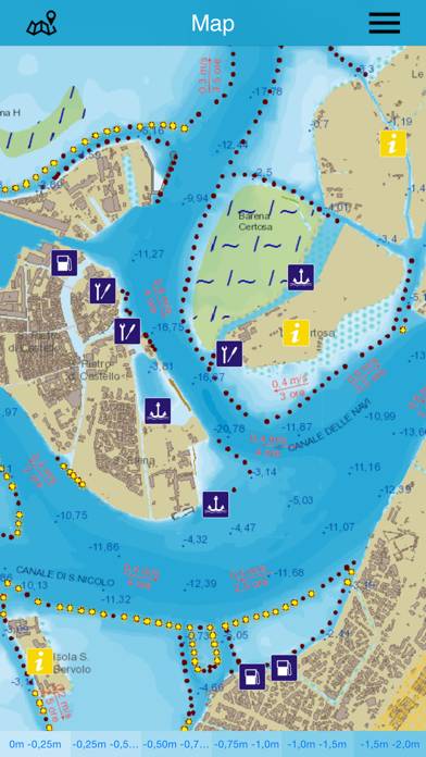 Venice lagoon chart Schermata dell'app #3