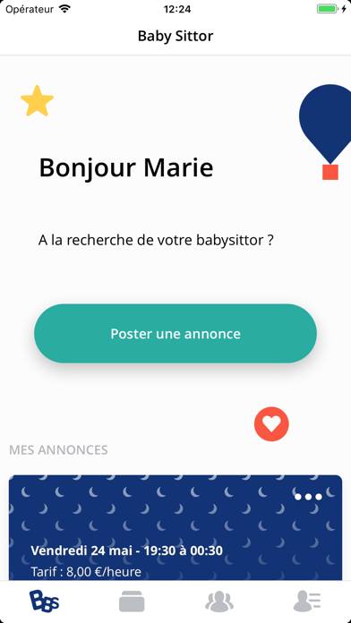 Baby Sittor App preview #1
