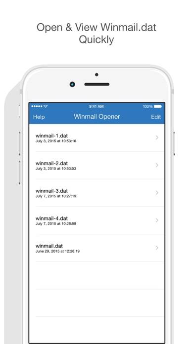 Winmail Opener Schermata dell'app