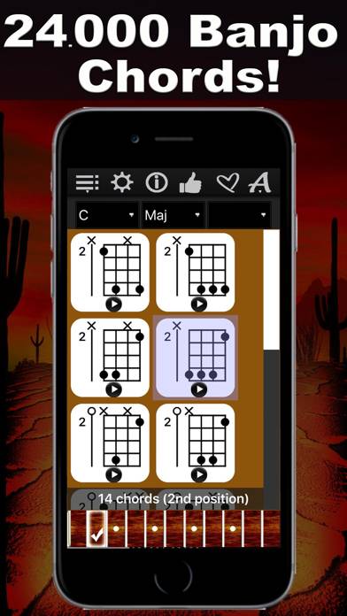 Banjo Chords Compass Bildschirmfoto
