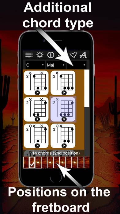 Banjo Chords Compass Capture d'écran de l'application #4