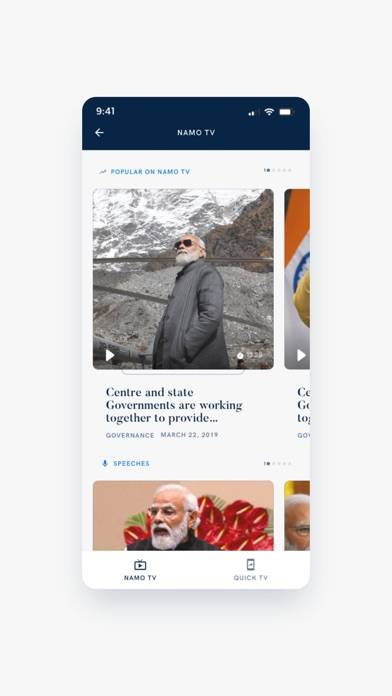 Narendra Modi App screenshot