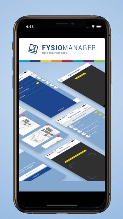 Fysiomanager app App-Screenshot