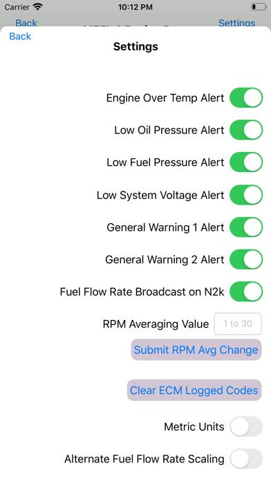 Fox Marine App skärmdump