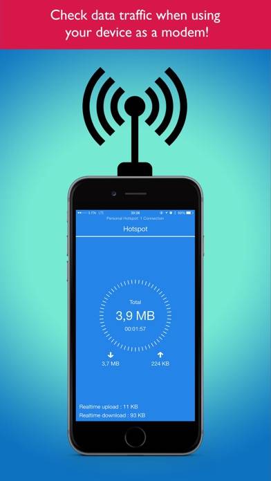 Hotspot Monitor Pro Data Usage App-Screenshot #1
