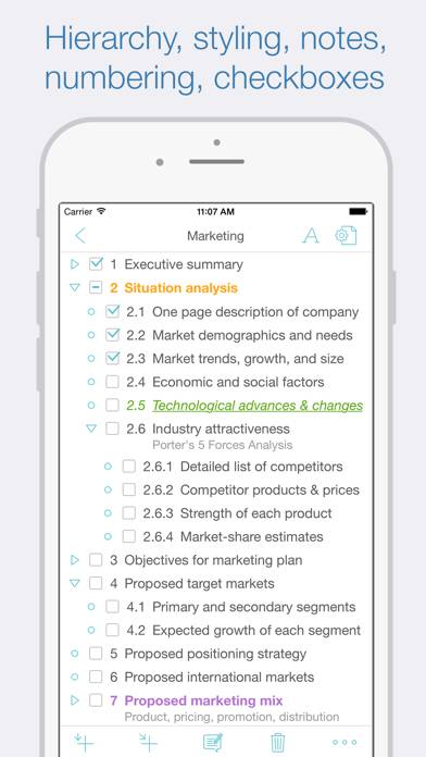 Cloud Outliner App screenshot #1